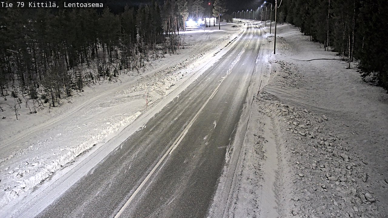 Kelikamerat Kuva Tie 79 Kittilä, Lentoasema, Kittilä, Lappi