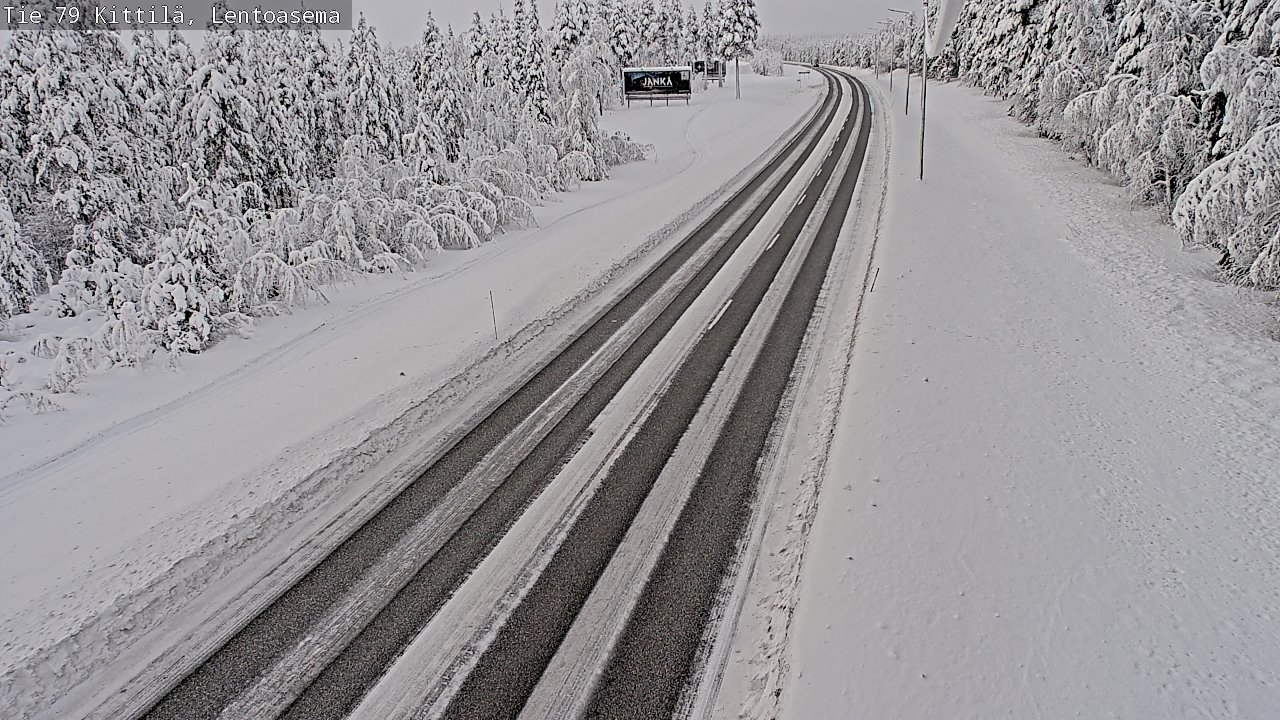 Kelikamerat Kuva Tie 79 Kittilä, Lentoasema, Kittilä, Lappi