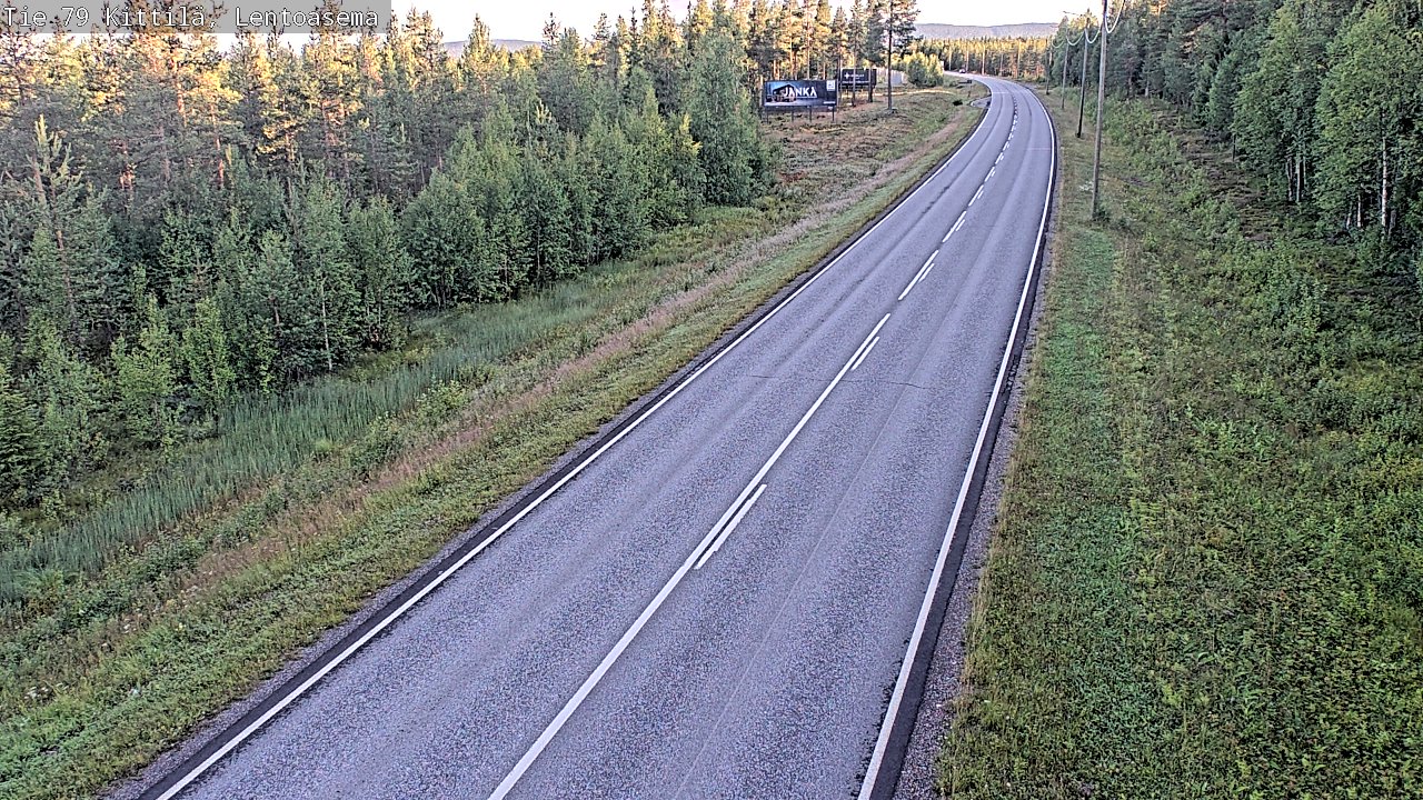 Weather Camera Image Road 79 Kittilä, Lentoasema, Kittilä, Lappi