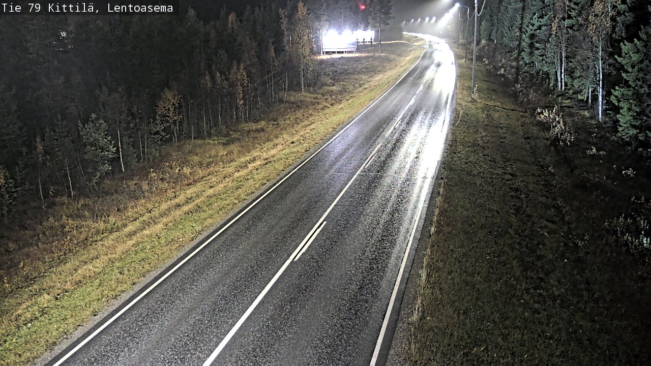 Kelikamerat Kuva Tie 79 Kittilä, Lentoasema, Kittilä, Lappi