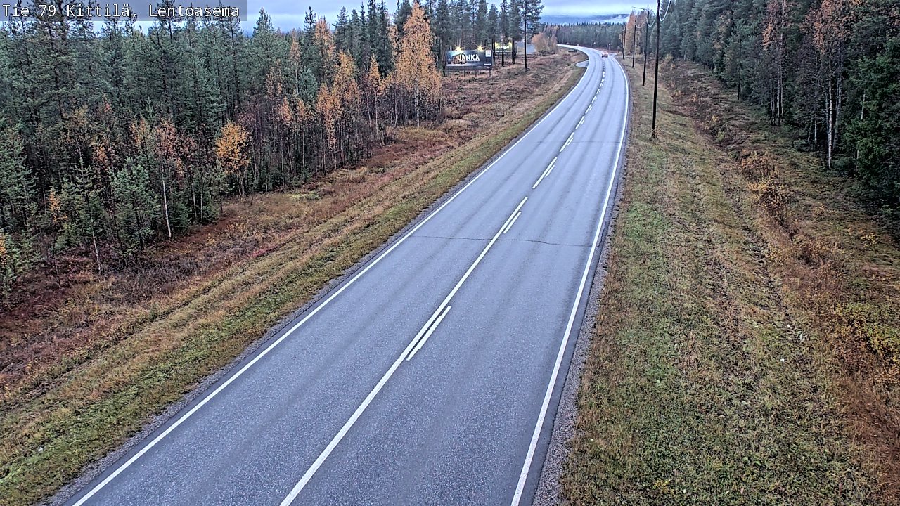 Kelikamerat Kuva Tie 79 Kittilä, Lentoasema, Kittilä, Lappi