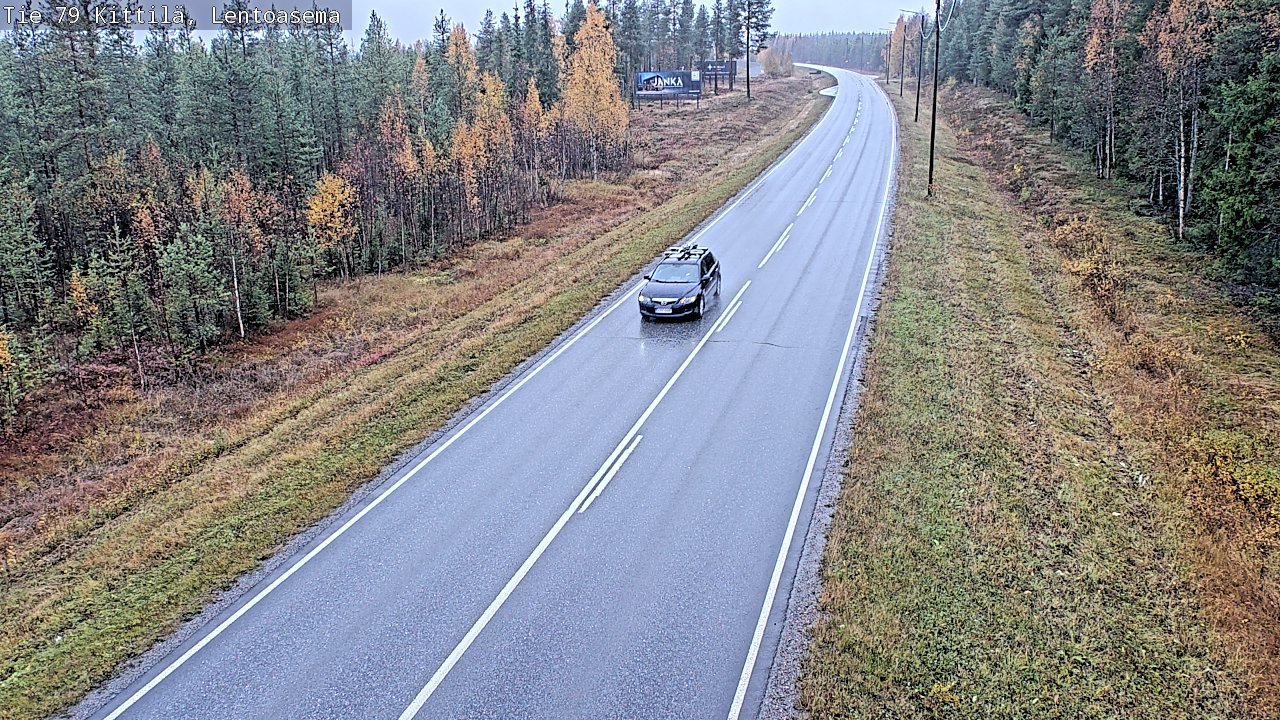 Kelikamerat Kuva Tie 79 Kittilä, Lentoasema, Kittilä, Lappi