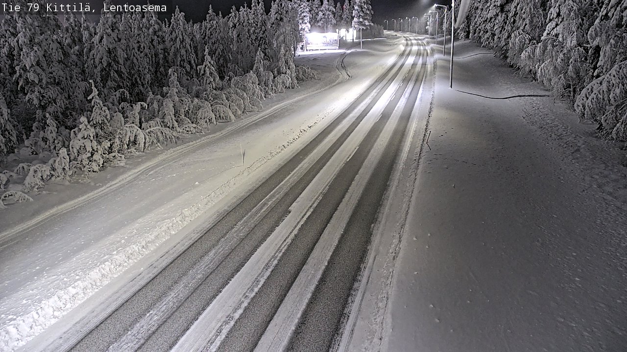 Kelikamerat Kuva Tie 79 Kittilä, Lentoasema, Kittilä, Lappi
