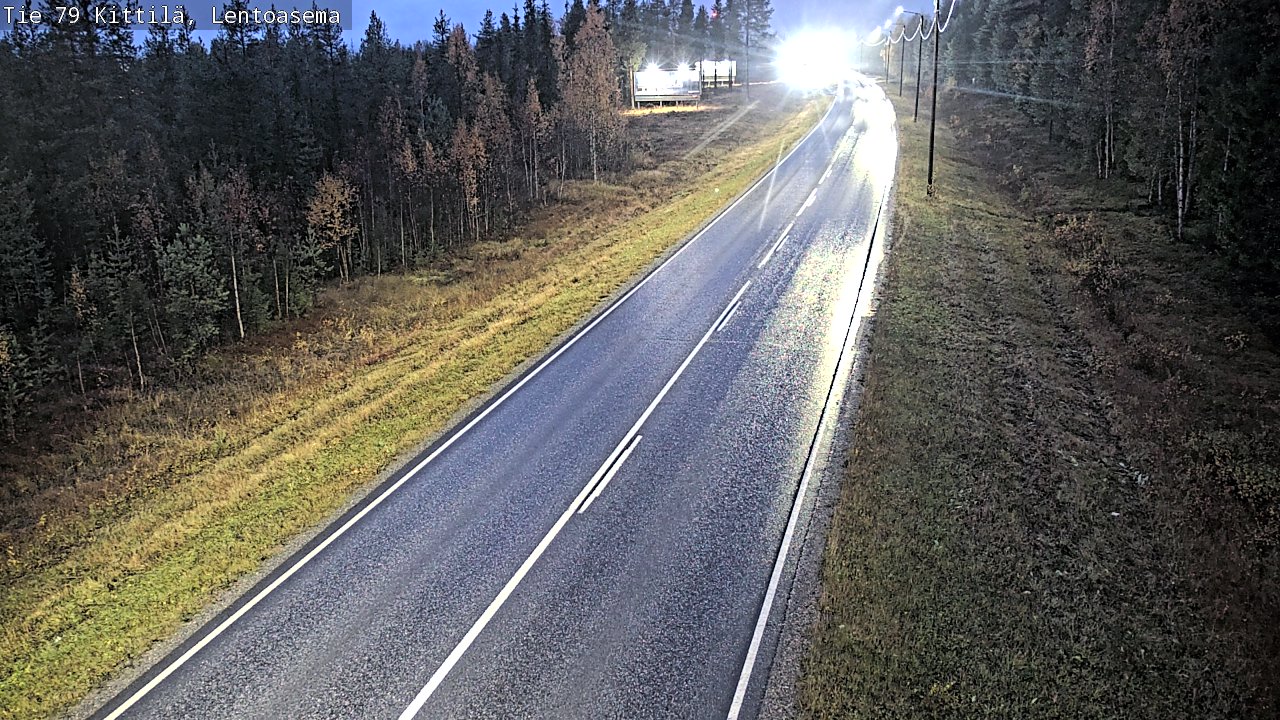 Kelikamerat Kuva Tie 79 Kittilä, Lentoasema, Kittilä, Lappi