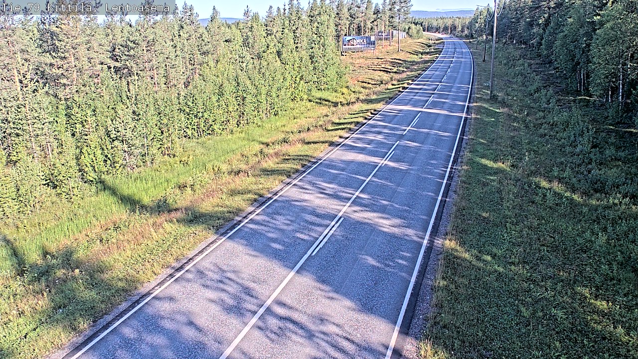 Weather Camera Image Road 79 Kittilä, Lentoasema, Kittilä, Lappi