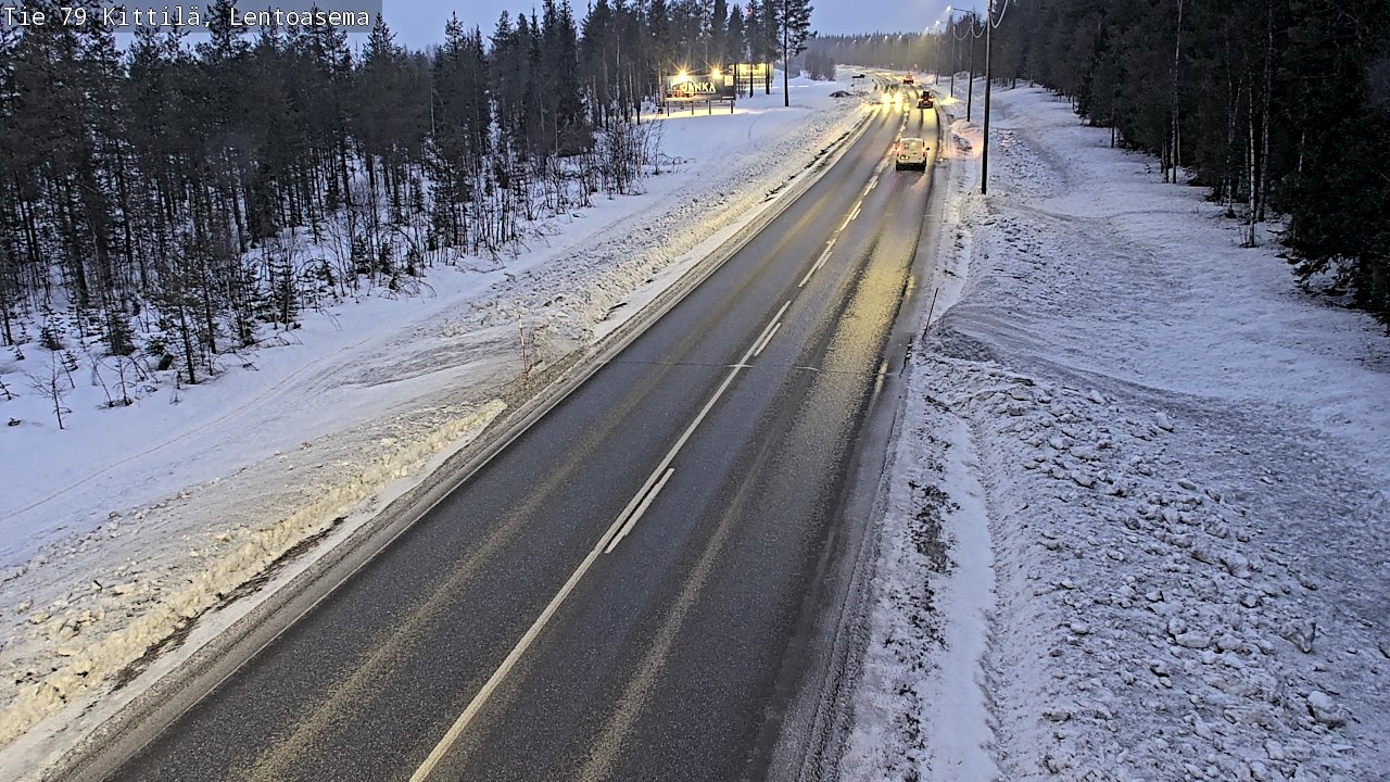 Kelikamerat Kuva Tie 79 Kittilä, Lentoasema, Kittilä, Lappi
