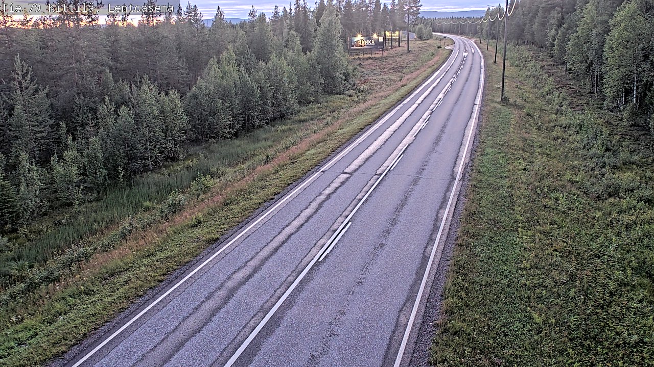 Kelikamerat Kuva Tie 79 Kittilä, Lentoasema, Kittilä, Lappi