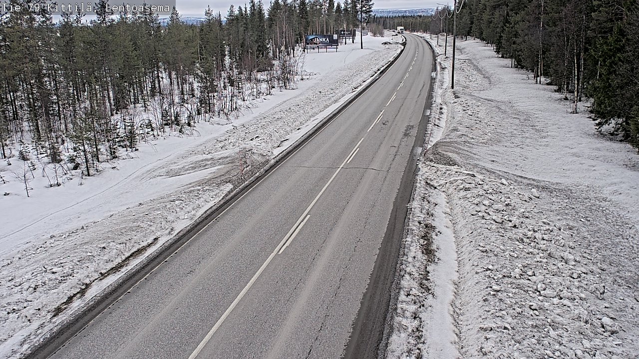 Kelikamerat Kuva Tie 79 Kittilä, Lentoasema, Kittilä, Lappi