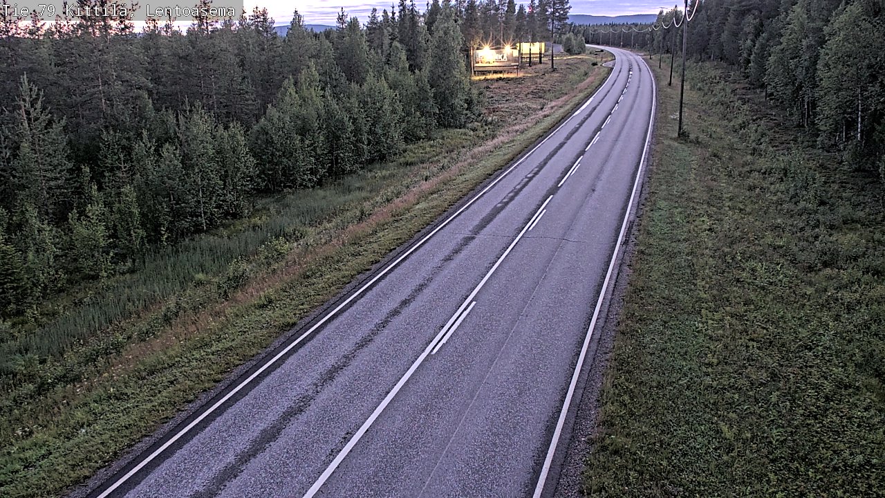 Kelikamerat Kuva Tie 79 Kittilä, Lentoasema, Kittilä, Lappi