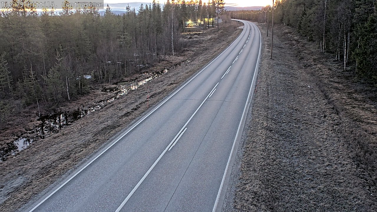 Kelikamerat Kuva Tie 79 Kittilä, Lentoasema, Kittilä, Lappi