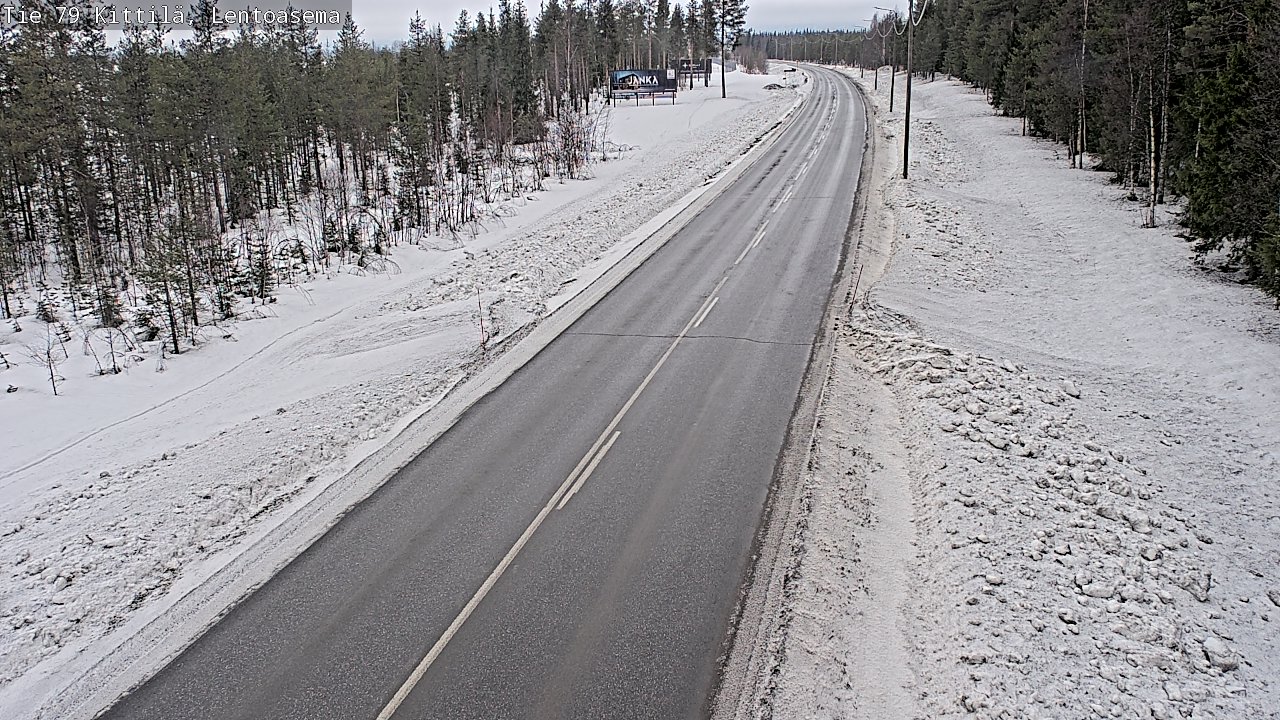 Kelikamerat Kuva Tie 79 Kittilä, Lentoasema, Kittilä, Lappi