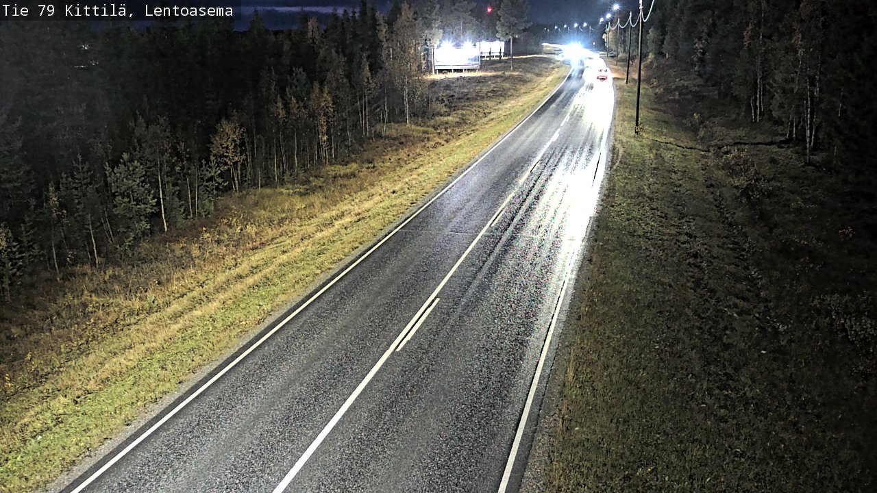 Kelikamerat Kuva Tie 79 Kittilä, Lentoasema, Kittilä, Lappi
