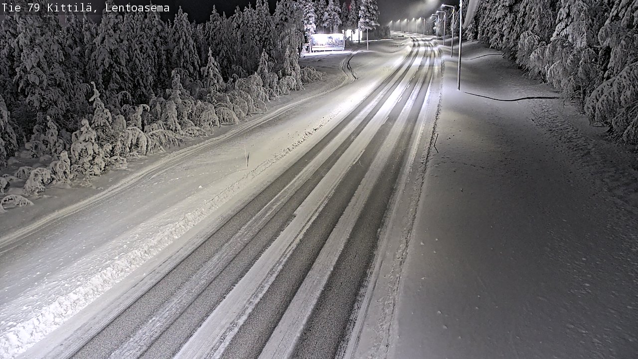 Kelikamerat Kuva Tie 79 Kittilä, Lentoasema, Kittilä, Lappi