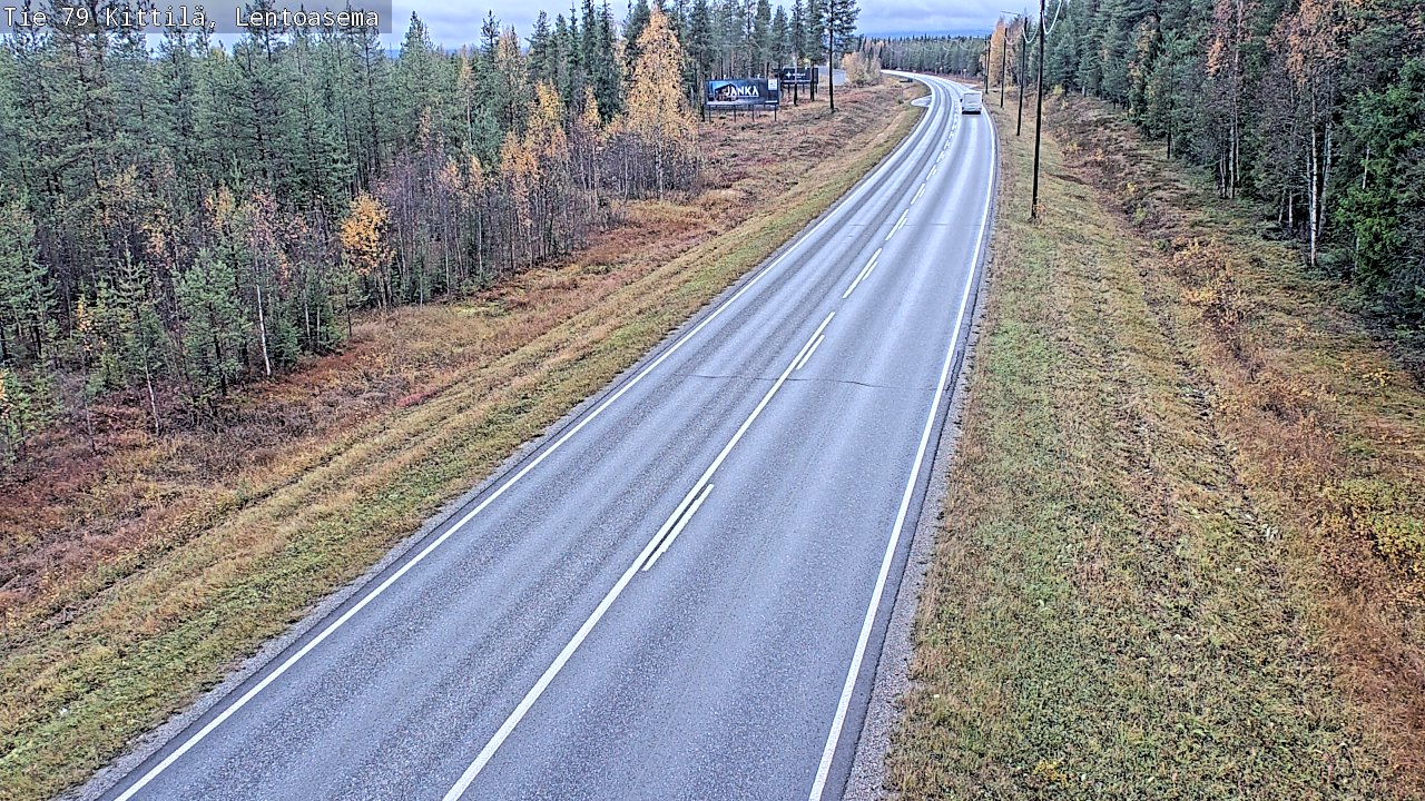 Weather Camera Image Road 79 Kittilä, Lentoasema, Kittilä, Lappi