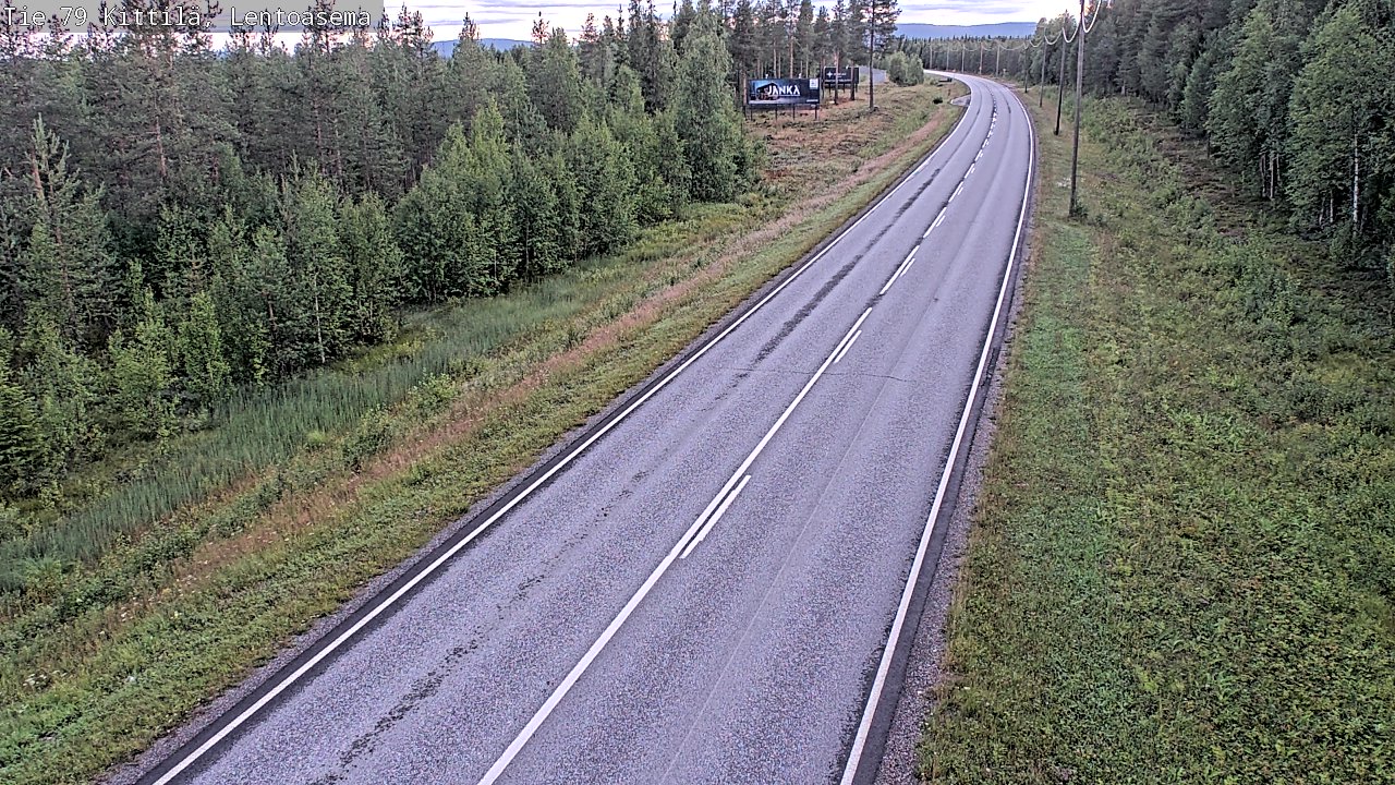 Kelikamerat Kuva Tie 79 Kittilä, Lentoasema, Kittilä, Lappi