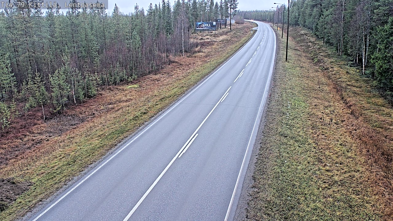 Kelikamerat Kuva Tie 79 Kittilä, Lentoasema, Kittilä, Lappi