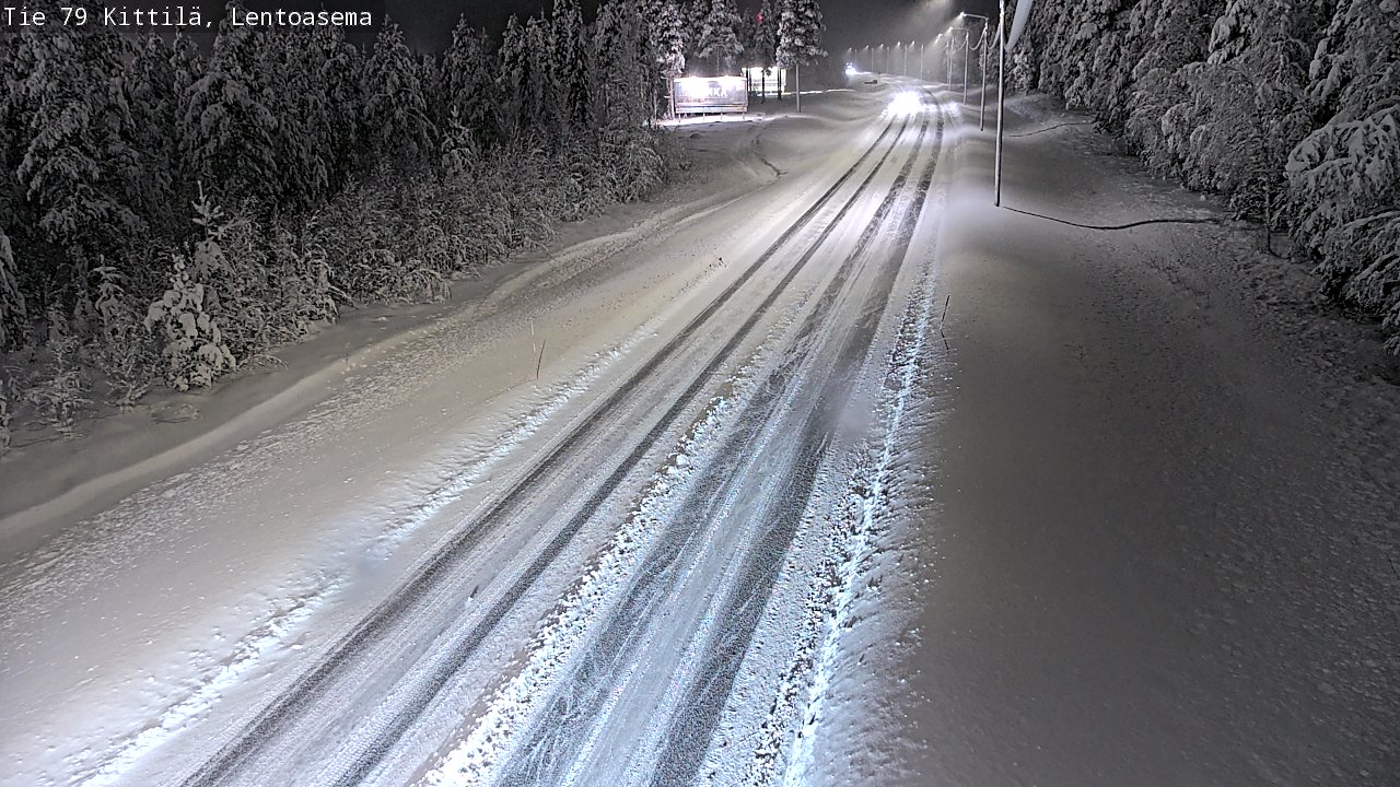 Weather Camera Image Road 79 Kittilä, Lentoasema, Kittilä, Lappi