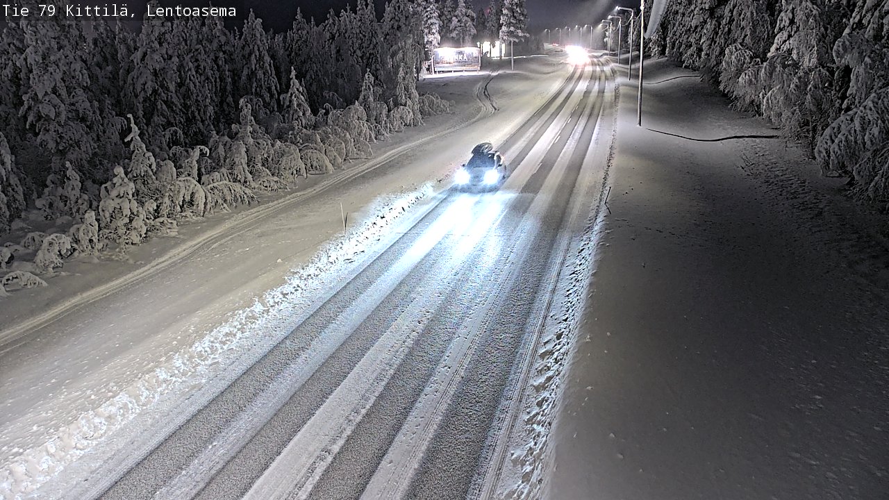 Kelikamerat Kuva Tie 79 Kittilä, Lentoasema, Kittilä, Lappi
