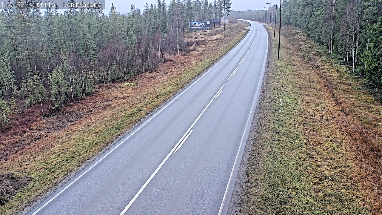 Kelikamerat Kuva Tie 79 Kittilä, Lentoasema, Kittilä, Lappi