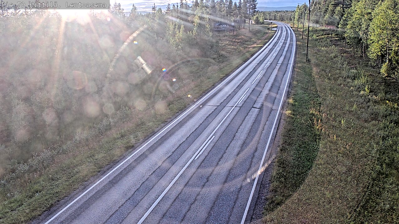 Kelikamerat Kuva Tie 79 Kittilä, Lentoasema, Kittilä, Lappi