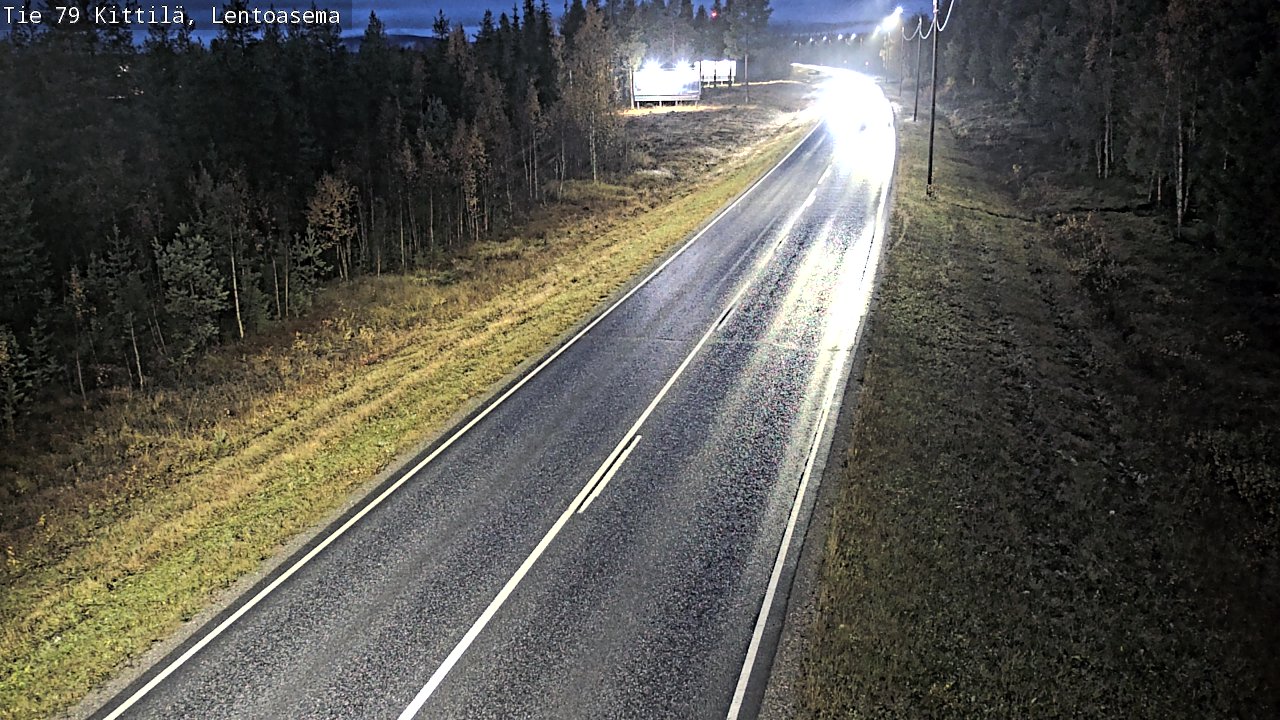 Kelikamerat Kuva Tie 79 Kittilä, Lentoasema, Kittilä, Lappi