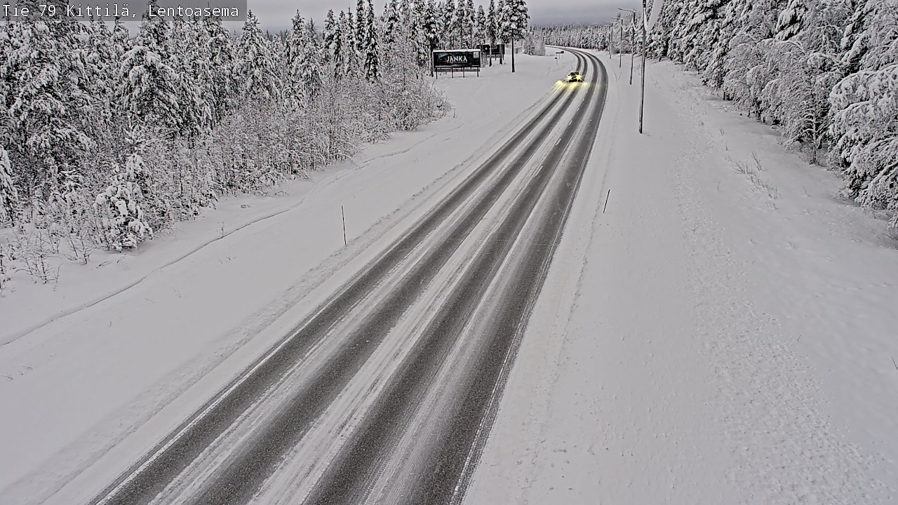 Weather Camera Image Road 79 Kittilä, Lentoasema, Kittilä, Lappi