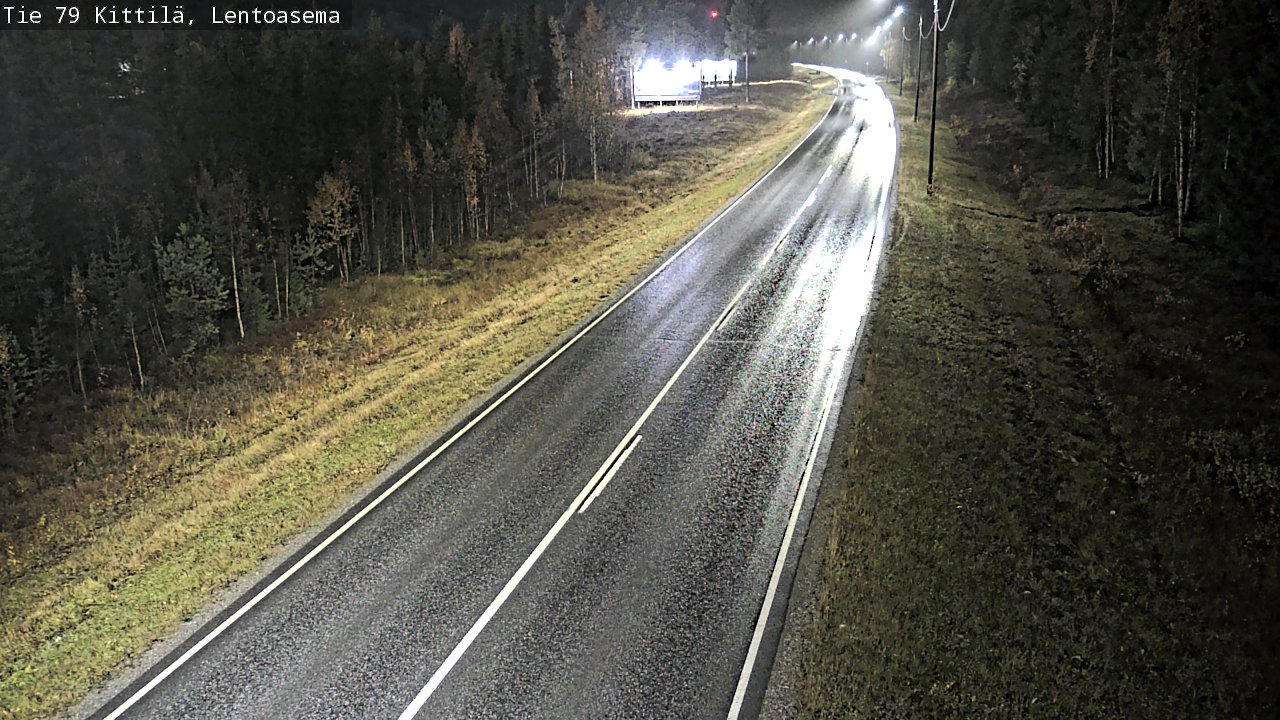Kelikamerat Kuva Tie 79 Kittilä, Lentoasema, Kittilä, Lappi
