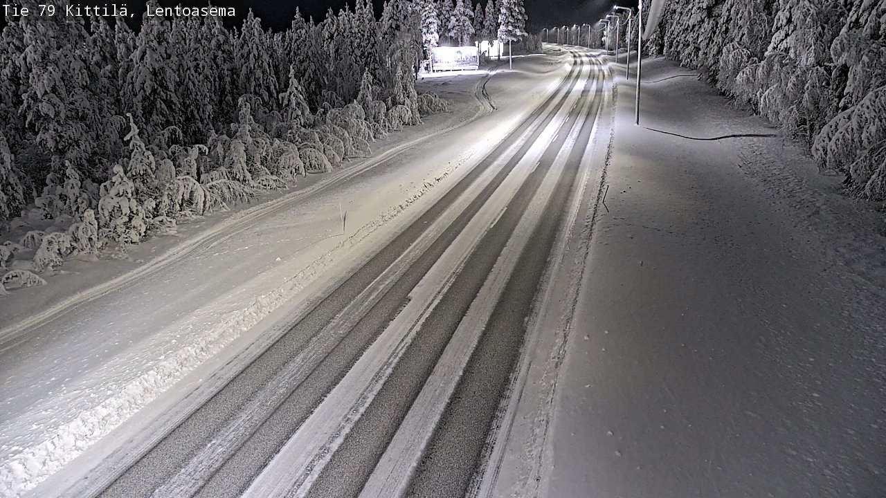 Kelikamerat Kuva Tie 79 Kittilä, Lentoasema, Kittilä, Lappi