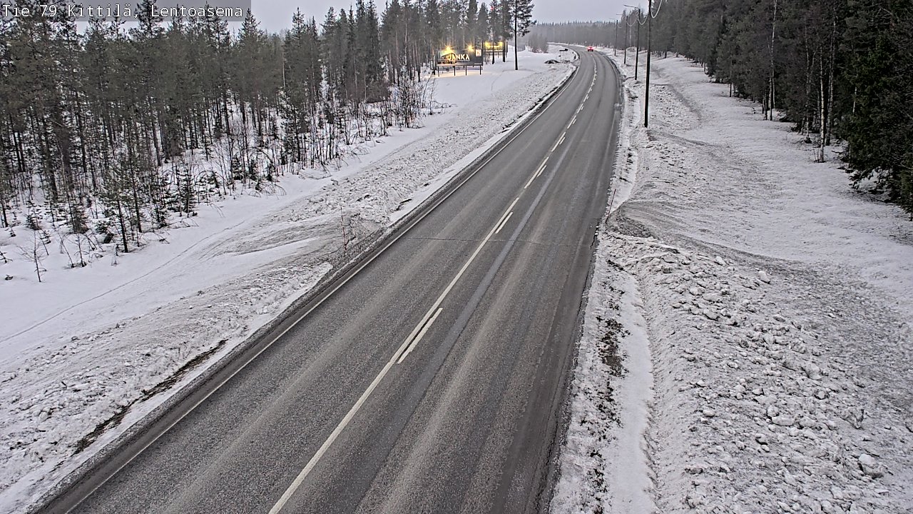 Kelikamerat Kuva Tie 79 Kittilä, Lentoasema, Kittilä, Lappi