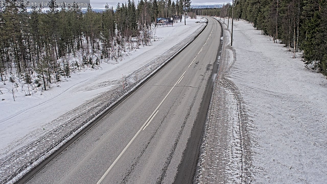 Kelikamerat Kuva Tie 79 Kittilä, Lentoasema, Kittilä, Lappi