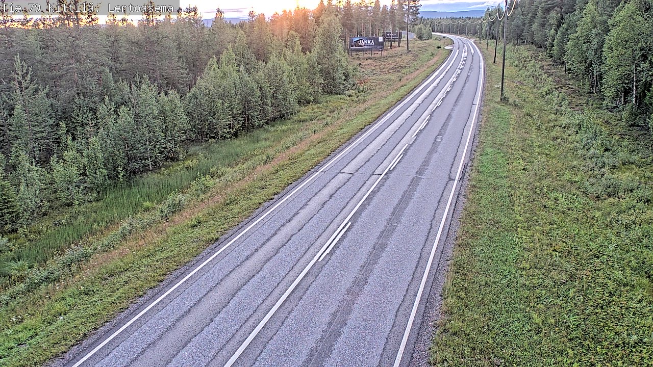 Kelikamerat Kuva Tie 79 Kittilä, Lentoasema, Kittilä, Lappi