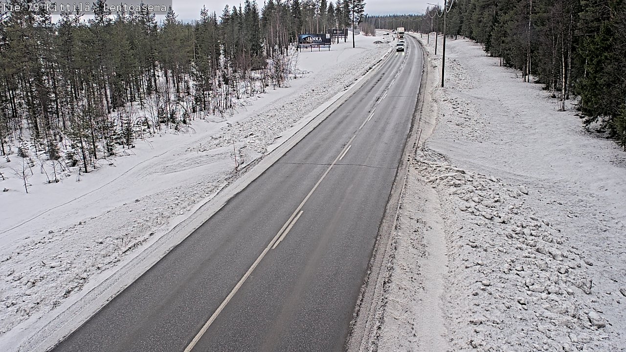 Kelikamerat Kuva Tie 79 Kittilä, Lentoasema, Kittilä, Lappi