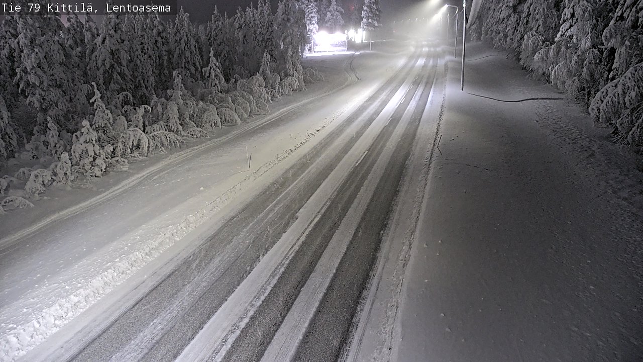 Kelikamerat Kuva Tie 79 Kittilä, Lentoasema, Kittilä, Lappi