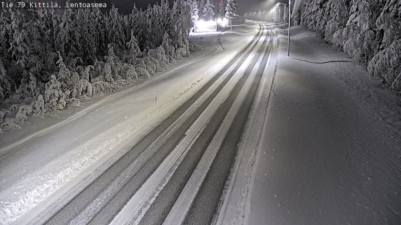 Kelikamerat Kuva Tie 79 Kittilä, Lentoasema, Kittilä, Lappi
