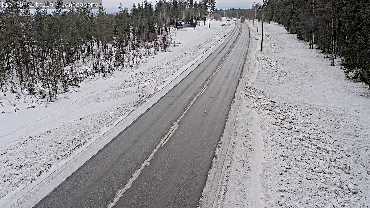 Kelikamerat Kuva Tie 79 Kittilä, Lentoasema, Kittilä, Lappi