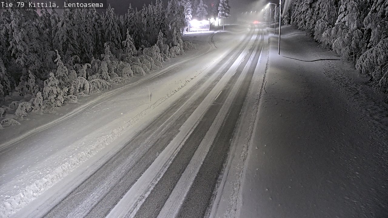 Kelikamerat Kuva Tie 79 Kittilä, Lentoasema, Kittilä, Lappi