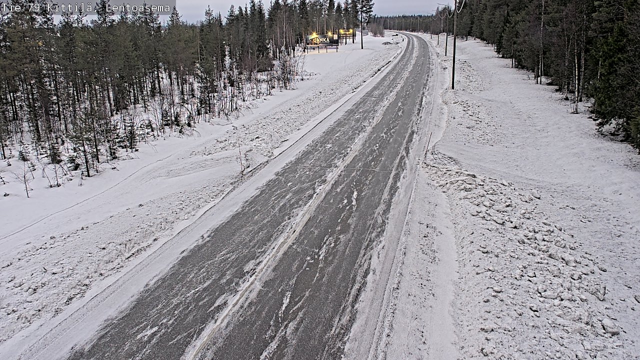 Kelikamerat Kuva Tie 79 Kittilä, Lentoasema, Kittilä, Lappi