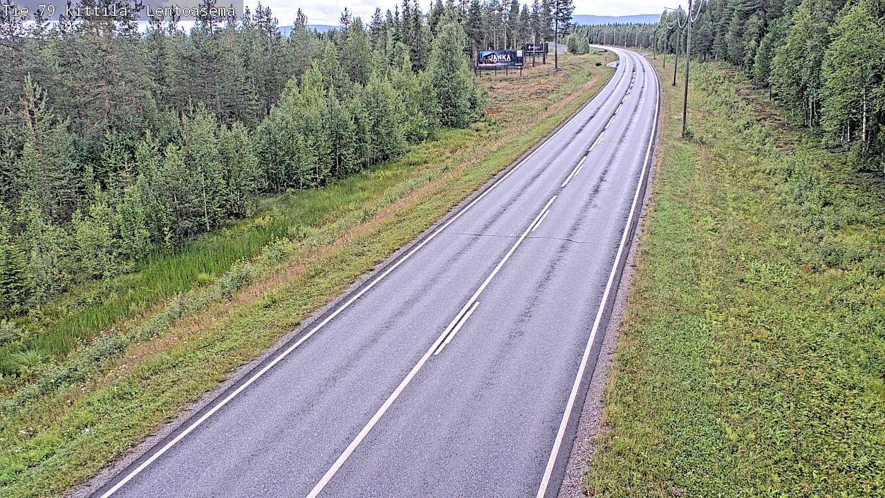 Kelikamerat Kuva Tie 79 Kittilä, Lentoasema, Kittilä, Lappi