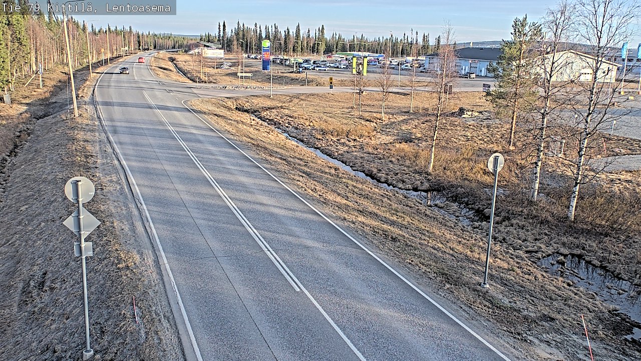 Kelikamerat Kuva Tie 79 Kittilä, Lentoasema, Kittilä, Lappi