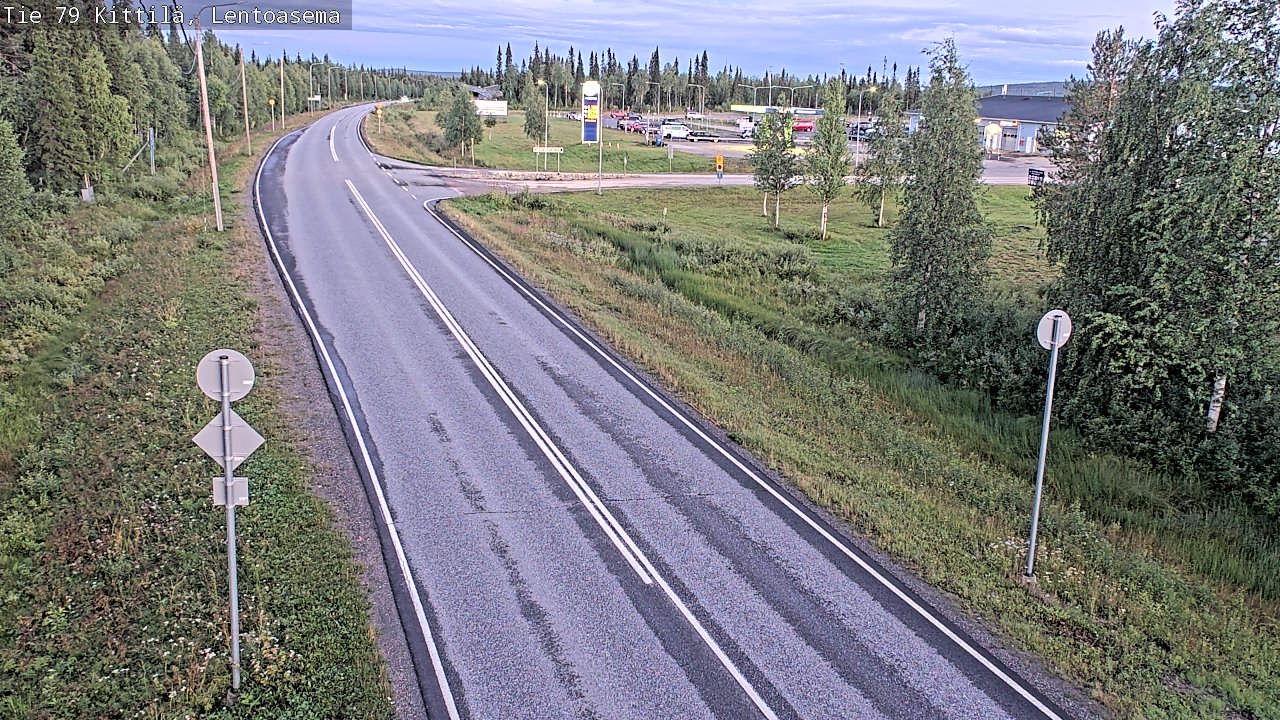 Kelikamerat Kuva Tie 79 Kittilä, Lentoasema, Kittilä, Lappi