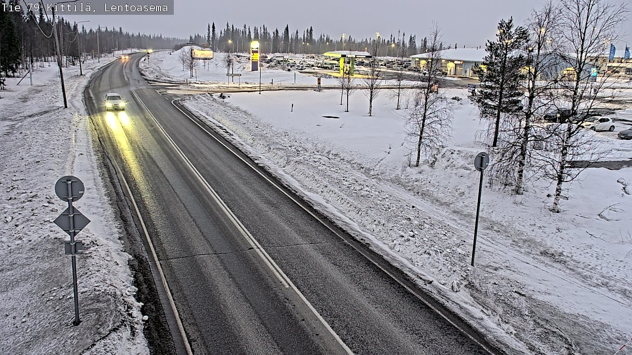 Kelikamerat Kuva Tie 79 Kittilä, Lentoasema, Kittilä, Lappi
