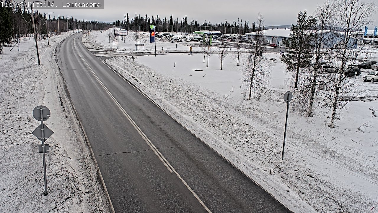 Kelikamerat Kuva Tie 79 Kittilä, Lentoasema, Kittilä, Lappi