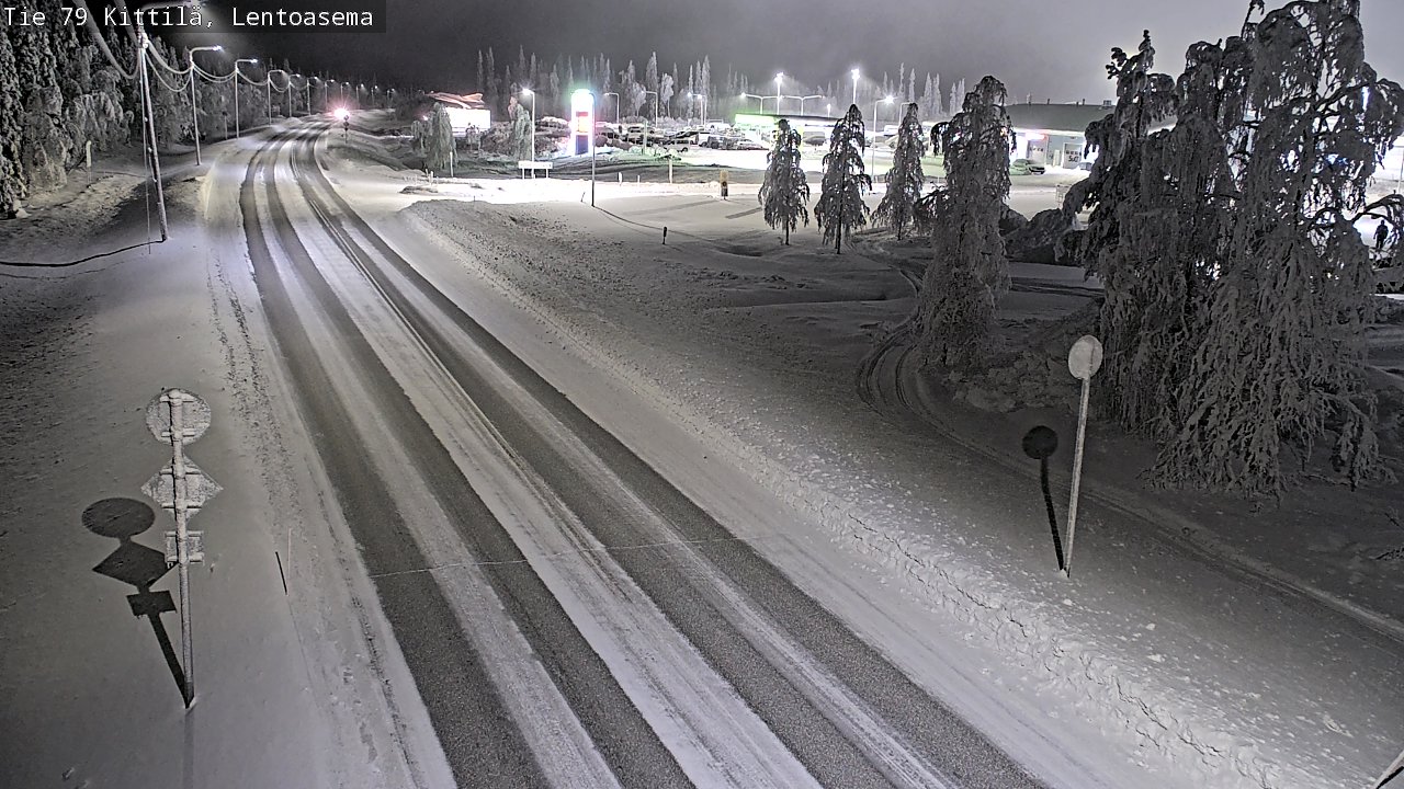 Kelikamerat Kuva Tie 79 Kittilä, Lentoasema, Kittilä, Lappi