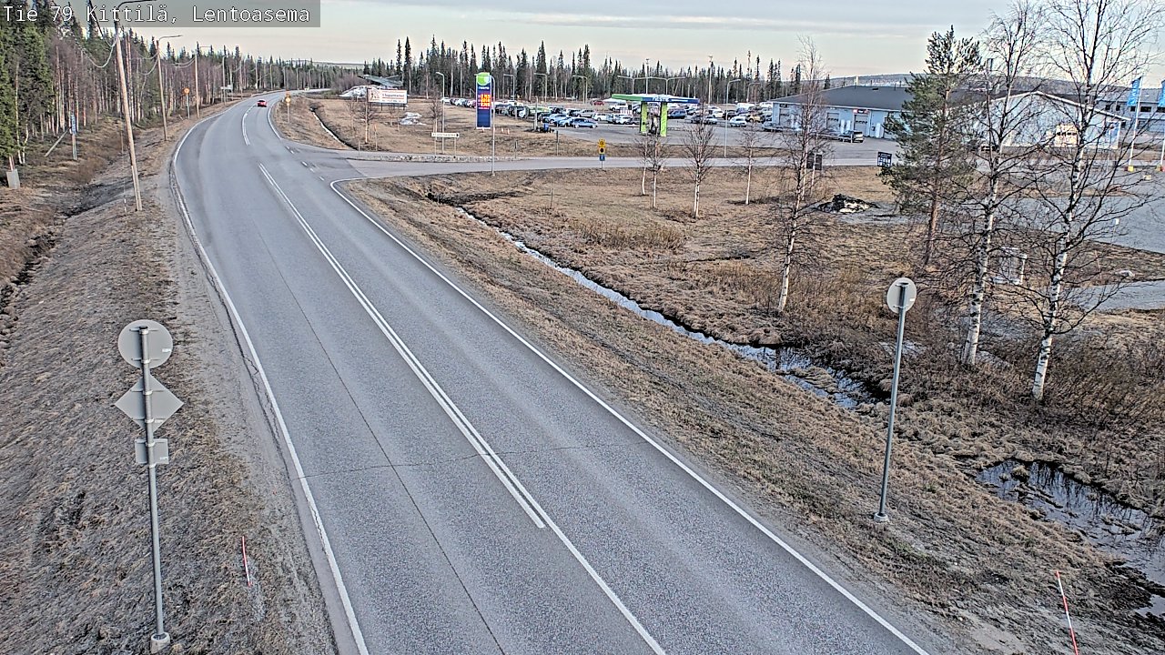 Kelikamerat Kuva Tie 79 Kittilä, Lentoasema, Kittilä, Lappi