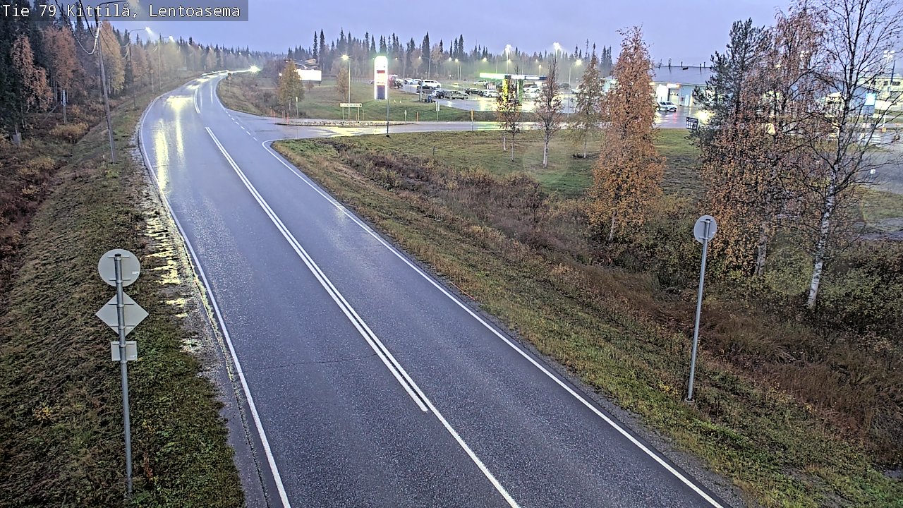 Kelikamerat Kuva Tie 79 Kittilä, Lentoasema, Kittilä, Lappi