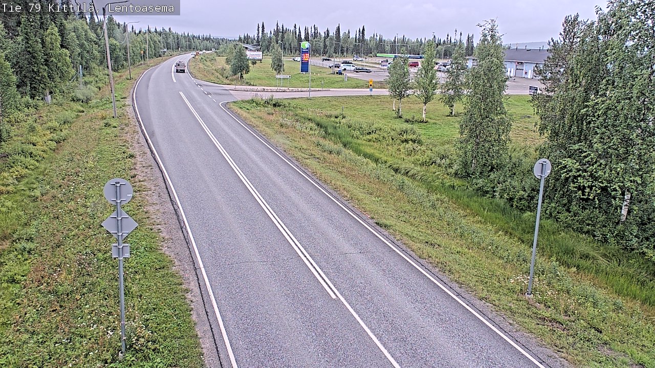Kelikamerat Kuva Tie 79 Kittilä, Lentoasema, Kittilä, Lappi
