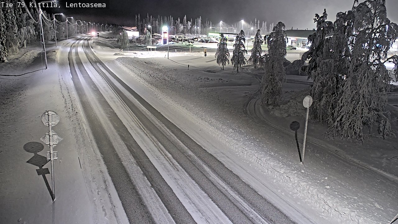 Kelikamerat Kuva Tie 79 Kittilä, Lentoasema, Kittilä, Lappi