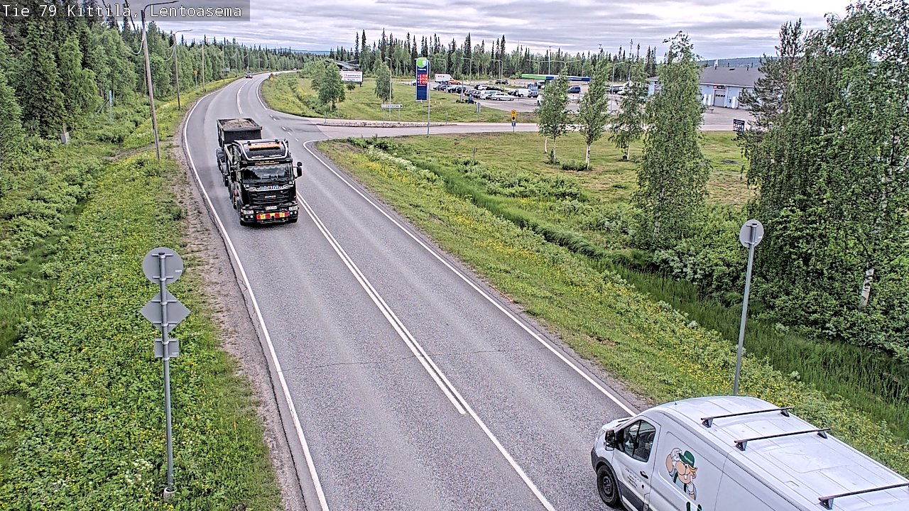 Kelikamerat Kuva Tie 79 Kittilä, Lentoasema, Kittilä, Lappi