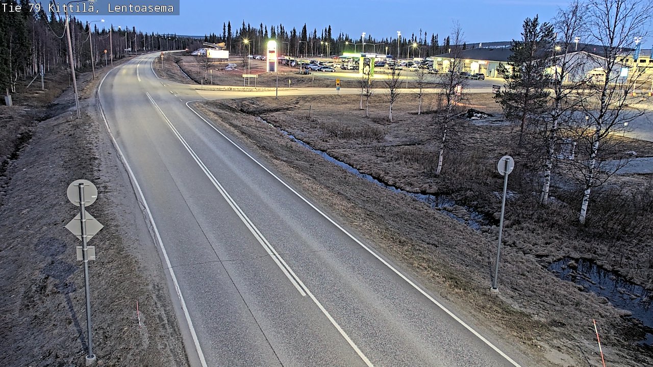 Kelikamerat Kuva Tie 79 Kittilä, Lentoasema, Kittilä, Lappi