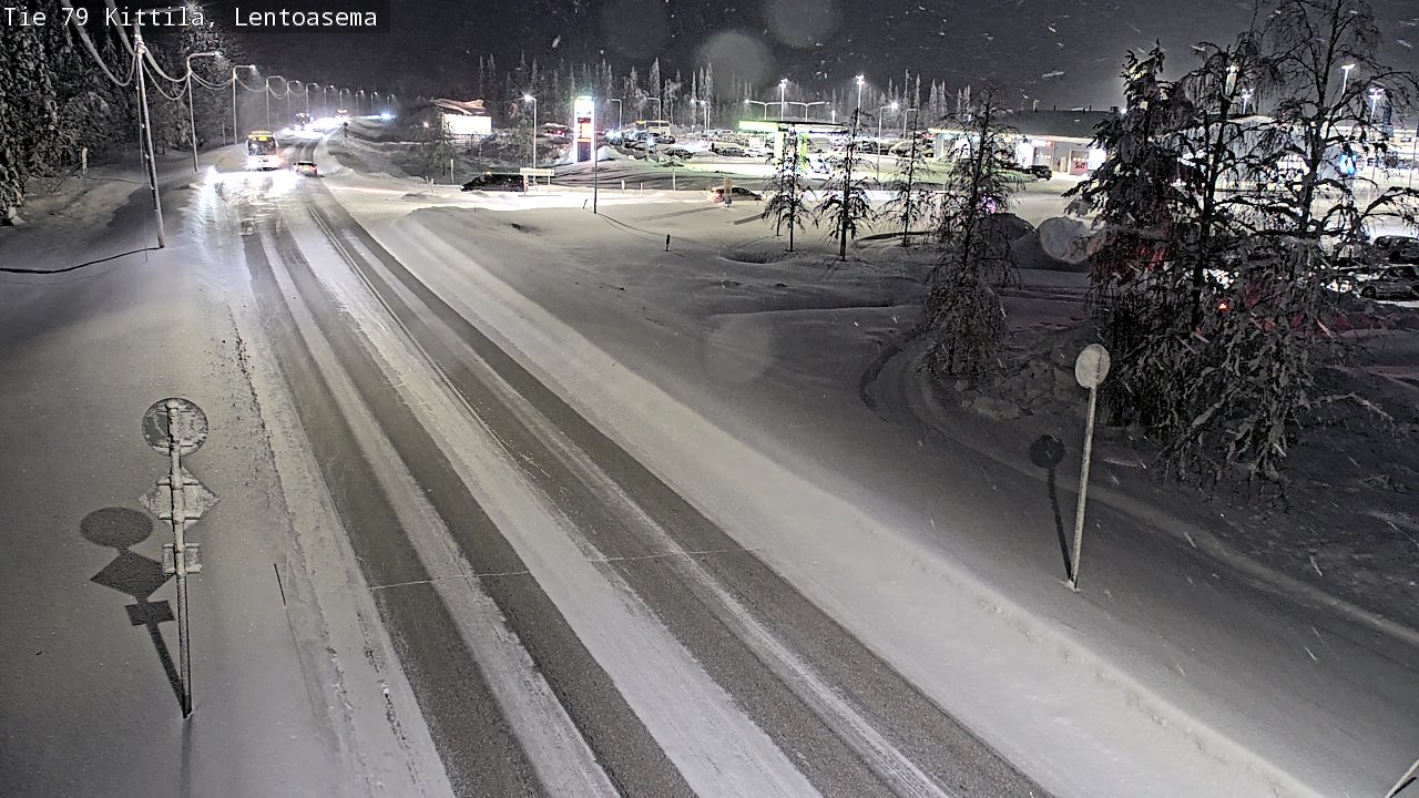 Weather Camera Image Road 79 Kittilä, Lentoasema, Kittilä, Lappi